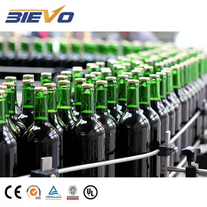 Cheap Complete Full Automatic 3 in 1 Glass Bottle Beer Filling Machine