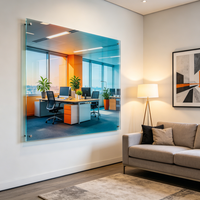 Plaques en acrylique pour impression, affichage mural, présentoirs de galerie, graphiques personnalisés, grandes tailles, panneaux publicitaires en Lucite