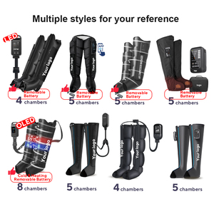 Masajeador de Piernas por Compresión de Aire para Masajear los Pies y Pantorrillas con Calor, 6 Modos, Batería de 3000 mAh y Tecnología Avanzada de Bolsas de Aire - Product Image 4