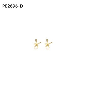 ต่างหูแฟชั่นแบบติดหู รุ่น PE2696 สำหรับผู้หญิง เครื่องประดับคุณภาพสูง - Product Image 2