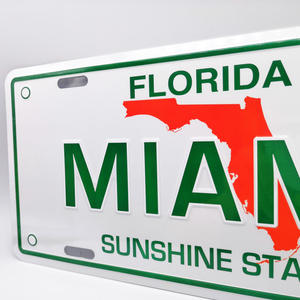 Groothandel Voertuigen Accessoires Embossing Aangepaste Print Diy Kinderwagen Identificatie Bagage Kentekenplaat Tag - Product Image 1