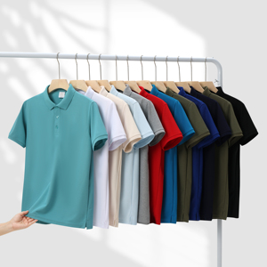Camisetas Polo Personalizadas para Hombre y Mujer, Algodón Peinado, Color Sólido, Manga Corta, Deportivas, Secado Rápido, Camisetas Casuales de Verano - Product Image 1