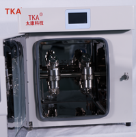 Réacteur Homogène Rotatif TKA à 8 Stations (Cuve de Réaction) 100 ml pour Synthèse Hydrothermique, Pression 3 MPa, Semi-Automatique
