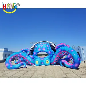 Inflatable Lights Octopus Stage Inflatable Octopus DJ Booth For Sale