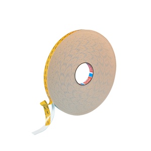 63610 Tesa nastro adesivo acrilico biadesivo in schiuma PE nero/bianco nastro adesivo resistente al calore acqua attivato - Product Image 1