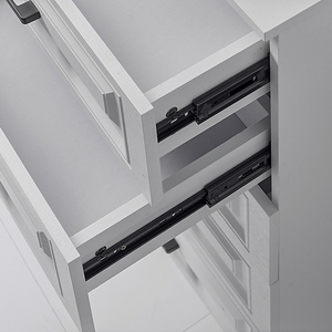 4510 3 Gấp Nhiệm Vụ Nặng Nề Bóng Mang Dưới Mount <span class=keywords><strong>Slide</strong></span> Ngăn Kéo Đường Sắt Kênh - Product Image 2