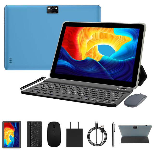 Hot Sell Rk3562 Quad Core Tablet With Keyboard 10.1 Inch 1280*800 Ips Screen Android 15 12gb Ram 64gb Rom 5gdual Band Tablet Pc