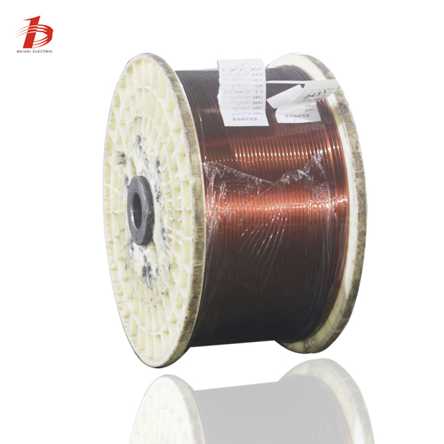 3*8mm 0.90*4.10mm C220/2 Grade Rectangular Flat Enamelled Copper Wire Used for New Energy Power Motor Coils & Generator Winding