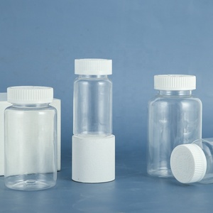 Tùy Chỉnh Nhựa <span class=keywords><strong>Pet</strong></span> Rỗng Thuốc Phân Hủy Sinh Học Capsule Chai Với Childproof Cap Cho Capsule Bao Bì - Product Image 3