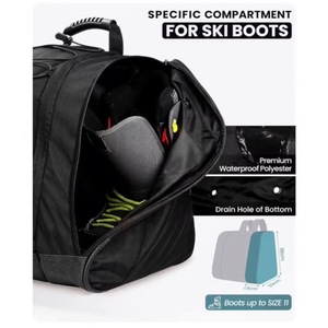 Échantillon Gratuit - Sac de Voyage Pliable et Léger pour Patins à Glace et Ski, Tendance et Personnalisable, avec Fermeture Éclair - Product Image 4