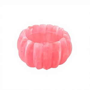 Best High Quality Fancy <b>Cute</b> Pink Fruit Shape Resin Bangle <b>Bracelet</b> Unisex Fashionable Design Stylish Jewelry Party with Woman - Product Image 1
