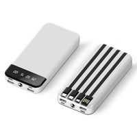 Offres Spéciales : Batteries Externes Personnalisables 10W pour Téléphones Portables avec Câbles Intégrés – Recharge Portable pour l'Extérieur