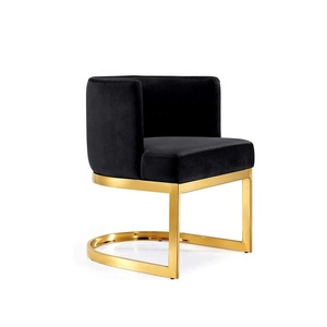 <span class=keywords><strong>Chaise</strong></span> de vanité haut de gamme en <span class=keywords><strong>velours</strong></span> avec structure métallique <span class=keywords><strong>cantilever</strong></span> dorée pour salons de luxe – Vente en gros - Product Image 6