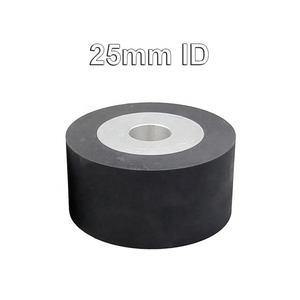 2 "-8" גומי גלגל DIY חגורת מטחנת חלקי סרק גלגל עם מסבים מותקן או כונן רולר על מנוע פיר - Product Image 6