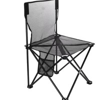 Chaise pliante portable pour camping, pêche, mobilier d'extérieur, ensemble complet table et banc en fer, design épuré, fabriqué en Chine, vente en gros