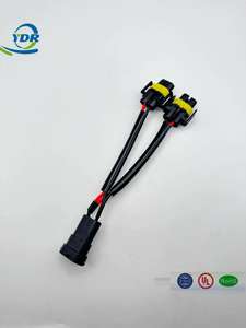 Maßgefertigter 2-Pin Wasserdichter Elektrischer Kabelbaum 1-zu-2 Stromverteilerkabel für Automotive LED-Leuchten und Outdoor-Ausrüstung - Product Image 2