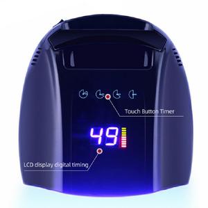 Lampe à ongles UV LED rechargeable 96W, couleur arc-en-ciel, sécheuse électrique pour vernis gel, machine de photothérapie pour salon de manucure - Product Image 4