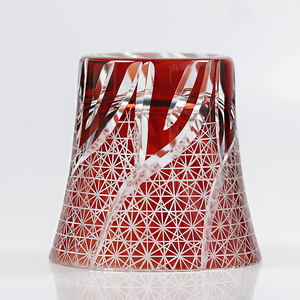 Vaso de vidrio transparente cortado a mano multicolor Edo Kiriko, vaso de vidrio, Color azul cielo, lo <span class=keywords><strong>mejor</strong></span> para beber <span class=keywords><strong>whisky</strong></span>, jugo, 220ml - Product Image 4