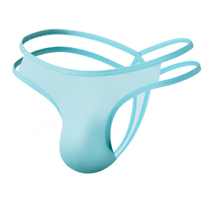 Venta al por mayor hombres suspensorio breve 85% nailon cómodo transpirable Sexy Tanga personalizado hombres suspensorio - Product Image 5