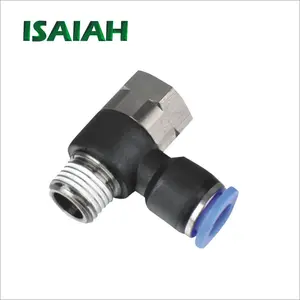 Isaiah Brand One Touch Fitting NPT Thread Pneumatic Quick Connecting Tube Fitting