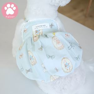 กระโปรงสัตว์เลี้ยงพิมพ์ลายฟักทองสไตล์คลาสสิกเสื้อผ้าแฟชั่นสไตล์ญี่ปุ่นเสื้อผ้าสุนัขและแมวเกาหลีใต้สำหรับฤดูใบไม้ผลิฤดูร้อน - Product Image 2