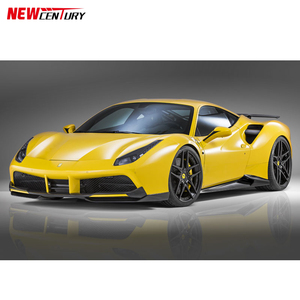Kit carrosserie en fibre de carbone pour Ferrari 488 GTB Spider 2015-2017, style Novi Rosso, kit de lèvres, lèvre avant, jupes latérales, diffuseur arrière, spoiler - Product Image 3