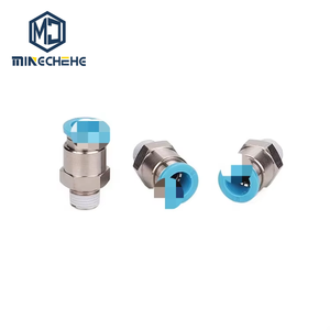 Industrial QS-1/8-6 Connector With QS-1/4-6 and QS-M5-6 Variants for Air <b>Hose</b> Assembly Component - Product Image 1