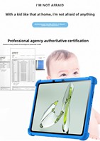 Étui de protection pour tablette à motif d'ondes arc-en-ciel, couverture intégrale, résistant aux chutes, pour OPPO Pad Neo 11.4 OnePlus Pad Go 11.35 pouces