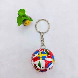 2026 New Arrive 3D Football PVC Keychain Custom Creative Mini Soccer <b>Keyring</b> Sporty Fashion Trend for for Promotional - Product Image 5