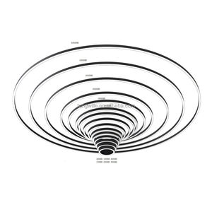 50x75mm Custom Shapes <strong>Pendant</strong> LED <strong>Light</strong> Luminous <strong>Pendant</strong> Modern Circular Chandelier Led <strong>Pendant</strong> <strong>Light</strong> - Product Image 3