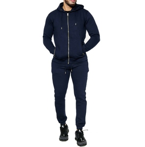 Ensemble de survêtement pour homme avec logo personnalisé, veste ajustée en molleton technique zippée, <span class=keywords><strong>pantalon</strong></span> de jogging en coton et sweat à capuche - Product Image 6