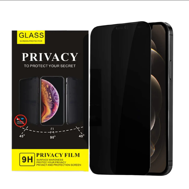 Full Cover Privacy Screen Protector for iPhone 11 12 13 14 15 Pro Max 8 Plus Best 8K Anti-spy Glass for iPhone 16 PRO XR XS MAX