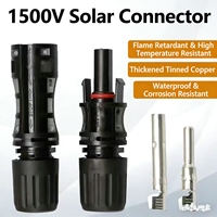 Sistema de Energía Solar IP67 para Conector CC de 2-8 Pines, Macho/Hembra, 1000V 50A, Cobre, Impermeable