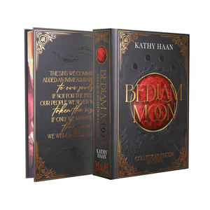 Custom Premium Thick Hardcover <b>Book</b> Printing Spot UV Gold Foil Sprayed Edges Luxury Fantasy Novel Omnibus Factory - Product Image 1