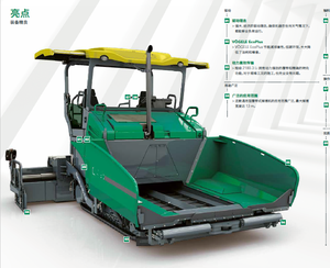 9 मीटर पेवर चौड़ाई वोगल डामर पेवर सुपर 1900 या 2100 2180-3i S1880-3Li मॉडल - Product Image 4