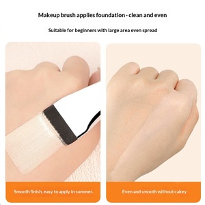 Nouvelle <span class=keywords><strong>Brosse</strong></span> de Teint Wake en Fibres Synthétiques, Tête Plate Droite, Sans Raccords, Sans Absorption de Poudre, pour un Fini Peau Nue, Correcteur Doux - Product Image 2