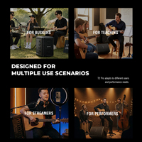 Haut-parleur de performance Musiccube T3Pro pour intérieur/extérieur, avec haut-parleurs de basses elliptiques 5"x7", système de sonorisation portable, réglages d'égaliseur, amplificateur de guitare