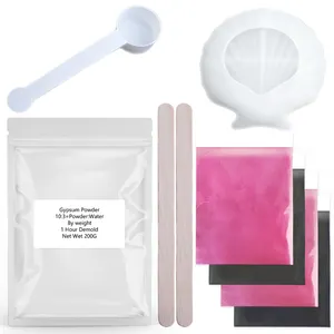 Timesrui Molde de silicone para bolos, concha 3D preta e rosa, ferramenta DIY para decoração de bolos, enfeites de gesso e argila de polímero