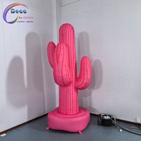 Modèle de cactus gonflable géant personnalisé pour événements sur le thème du désert, décoration publicitaire extérieure pour fêtes