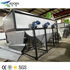 Automatic Bottle Washing Recycling Machine 2024 Recycled Waste PET Plastic Line in China Cheap Price