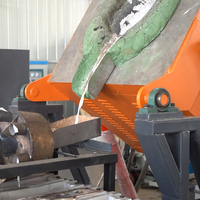 Horno de inducción de 500kg, horno de fusión de aluminio
