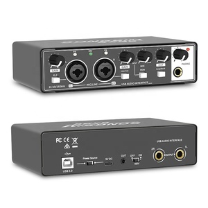 Nouvelle carte son enregistrement édition chanter équipement de diffusion <span class=keywords><strong>en</strong></span> direct doublage téléphone portable ordinateur USB Transmission numérique carte son - Product Image 6