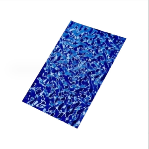 Lamina di acciaio inossidabile di colore 304 201 dell'ondulazione dell'acqua per la decorazione interna della casa - Product Image 6