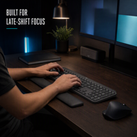 Keyboard Nirkabel Multi Perangkat MX Keys S Mekanik Baru dengan USB Type C, Dapat Diisi Ulang, dan Dilengkapi Lampu Latar untuk Penggunaan di Kantor
