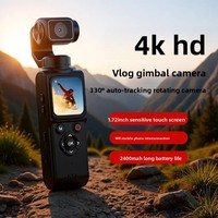 Nueva Cámara de Bolsillo PTZ 4K HJD05 con Control por Aplicación, Seguimiento Facial, Belleza con IA y Rotación Automática