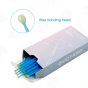 ネイルアプリケータースティック デンタルアプリケーターチップ ワックス接着剤チップとプラスチックハンドル付き ネイルボンディングとミキシングチップ用 - Product Image 5