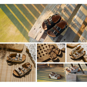 Sandali estivi per <span class=keywords><strong>bambini</strong></span> cursori in pelle da spiaggia ciabatte sandali per <span class=keywords><strong>bambini</strong></span> grossisti suola in sughero sandali per <span class=keywords><strong>bambini</strong></span> - Product Image 6