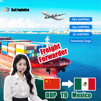 Mejor Agente de Envío DDP DDU con Despacho de Aduanas Incluido, Servicio de Transporte de Carga a México FBA