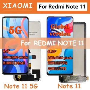 Écrans LCD de téléphone portable de haute qualité 6,7'' encastrés pour <span class=keywords><strong>Xiaomi</strong></span> Redmi Note 11 5G 21091116AC, assemblage d'écran tactile et numériseur. - Product Image 1
