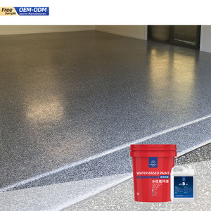 Kits de Revestimiento de Piso Epóxico Transparente de Dos Componentes, Escamas Epóxicas para Concreto, Textura de Granito Líquido, Color Personalizado, Superficie Duradera - Product Image 3
